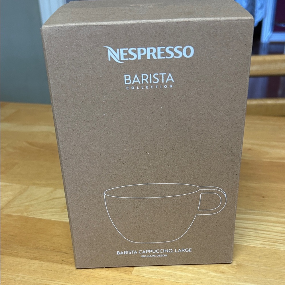 NIB Nespresso Barista Cappuccino Large Cups - Picture 2 of 8